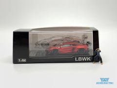 Xe Mô Hình Lamborghini Aventador LB 2.0 kèm Figure 1:64 Liberty Walk ( Đỏ )