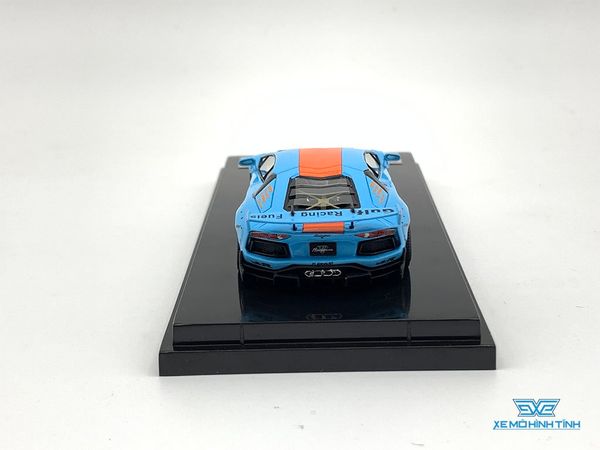 Xe Mô Hình Lamborghini Aventador LB 2.0 kèm Figure 1:64 Liberty Walk ( Gulf )