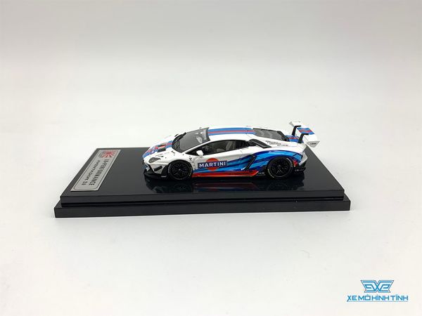 Xe Mô Hình Lamborghini Aventador LB 2.0 kèm Figure 1:64 Liberty Walk ( Martini )