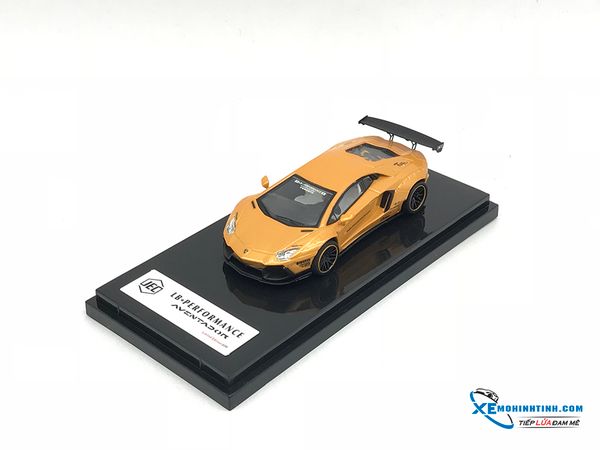 Xe Mô Hình Lamborghini Aventador LB 1.0 Limited Edition 699 1:64 JEC ( Vàng )