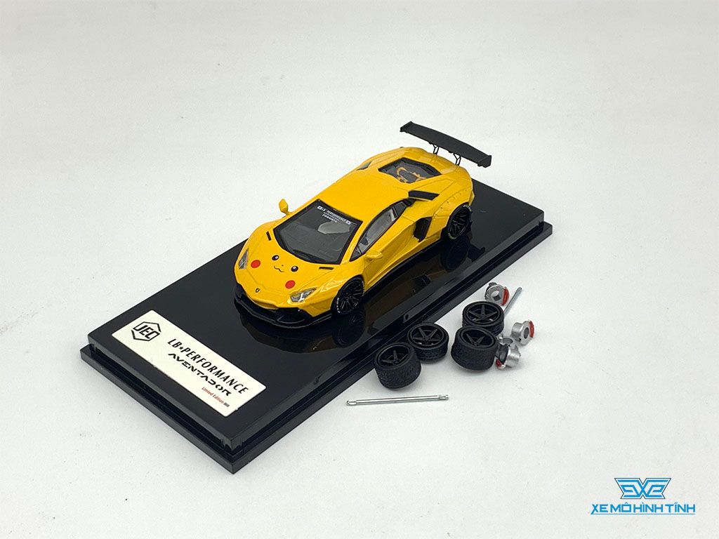 Xe Mô Hình Lamborghini Aventador  1:64 JEC ( Vàng Pikachu ) – Shop Xe Mô  Hình Tĩnh
