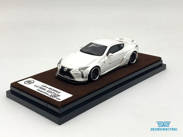 Xe Mô Hình LB*Works Lexus LC 500H Edition 599 pcs 1:64 JEC ( Trắng )