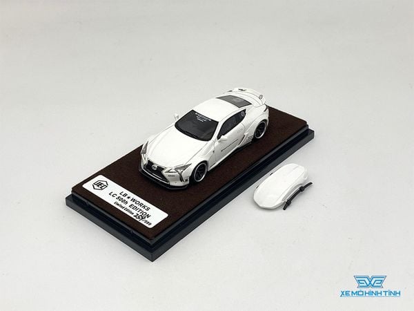 Xe Mô Hình LB*Works Lexus LC 500H Edition 599 pcs 1:64 JEC ( Trắng )