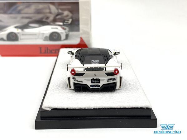 Xe Mô Hình LB Ferrari 458 GT 1:64 JEC ( Trắng )