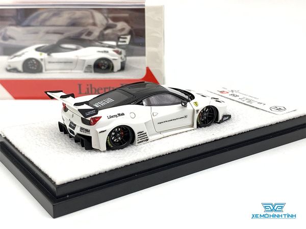 Xe Mô Hình LB Ferrari 458 GT 1:64 JEC ( Trắng )