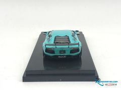 Xe Mô Hình Lamborghini Aventador 2.0 LB 1:64 JEC ( Xanh Ngọc )