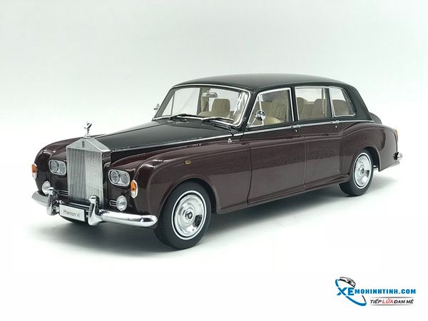 Xe Mô Hình Rolls-Royce Phantom VI 1:18 Kyosho ( ĐỎ - ĐEN )