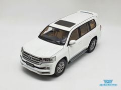 Xe Mô Hình Toyota Land Cruiser 1:18 KengFai ( Trắng )