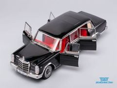Xe Mô Hình Mercedes-Benz Pullman MB 600 1:18 Kengfai (Đen Nội Thất Đỏ)