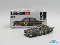 Xe Mô Hình Datsun 510 Pro Street OG Green 1:64 Kaido House/ MIniGT (Xanh)