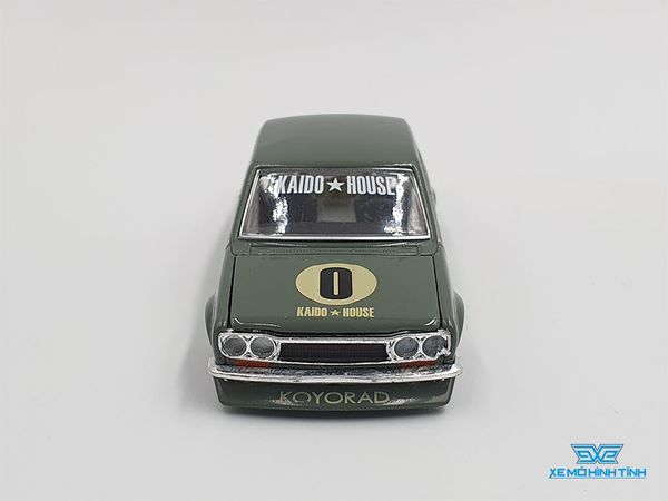 Xe Mô Hình Datsun 510 Pro Street OG Green 1:64 Kaido House/ MIniGT (Xanh)