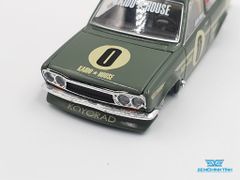 Xe Mô Hình Datsun 510 Pro Street OG Green 1:64 Kaido House/ MIniGT (Xanh)