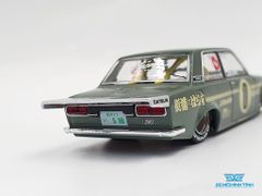 Xe Mô Hình Datsun 510 Pro Street OG Green 1:64 Kaido House/ MIniGT (Xanh)