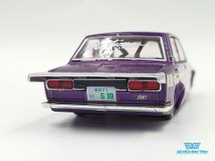 Xe Mô Hình Datsun 510 Pro Street OG Green 1:64 KAIDO HOUSE/ MiniGT (Tím)