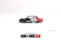 Xe Mô Hình Datsun Street 510 Racing V1 1:64 Kaido ( Đen / Trắng / Đỏ #510 )
