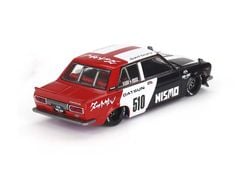Xe Mô Hình Datsun Street 510 Racing V1 1:64 Kaido ( Đen / Trắng / Đỏ #510 )