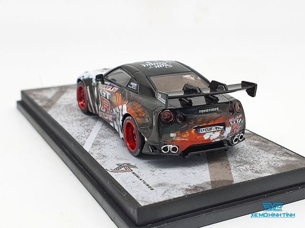 Xe Mô Hình Nissan GT-R R35 Liberty Walk 1:64 Miniatures ( Đen , Trắng )