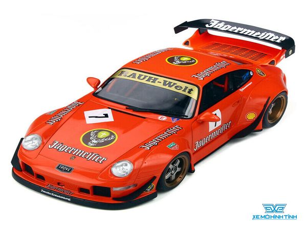 Xe Mô Hình Porsche RWB 993 Jagermeister 1:18 GT Spirit ( Đỏ )