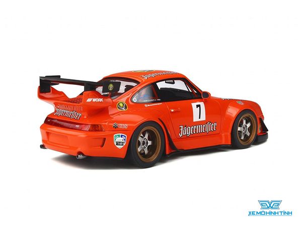 Xe Mô Hình Porsche RWB 993 Jagermeister 1:18 GT Spirit ( Đỏ )