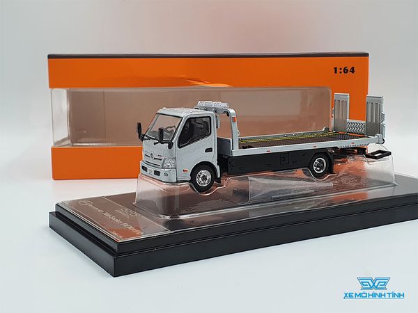 Xe Mô Hình Tải Hino 300 Wrecker Truck 1:64 GCD ( Bạc )