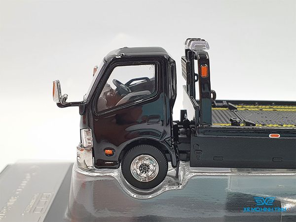 Xe Mô Hình Tải Hino 300 Wrecker Truck 1:64 GCD ( Đen Mâm Bạc )