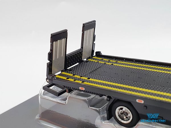 Xe Mô Hình Tải Hino 300 Wrecker Truck 1:64 GCD ( Đen Mâm Bạc )