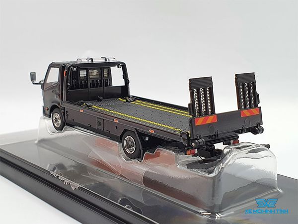 Xe Mô Hình Tải Hino 300 Wrecker Truck 1:64 GCD ( Đen Mâm Bạc )