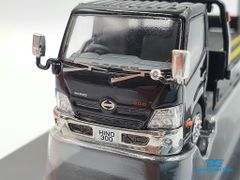 Xe Mô Hình Tải Hino 300 Wrecker Truck 1:64 GCD ( Đen Mâm Bạc )