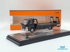 Xe Mô Hình Tải Hino 300 Wrecker Truck 1:64 GCD ( Đen Mâm Bạc )