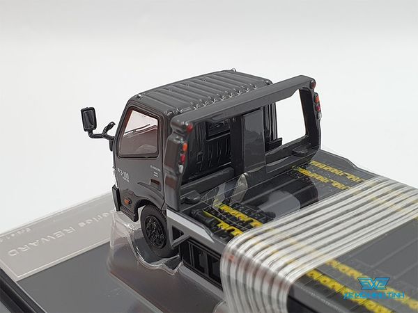 Xe Mô Hình Tải Hino 300 Wrecker Truck 1:64 GCD ( Đen Mâm Đen )