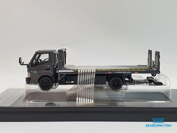 Xe Mô Hình Tải Hino 300 Wrecker Truck 1:64 GCD ( Đen Mâm Đen )