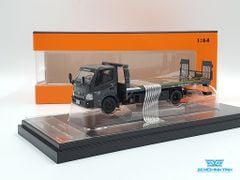 Xe Mô Hình Tải Hino 300 Wrecker Truck 1:64 GCD ( Đen Mâm Đen )