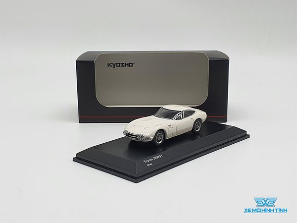 Xe Mô Hình Toyota 2000 GT 1:64 Kyosho ( Trắng )