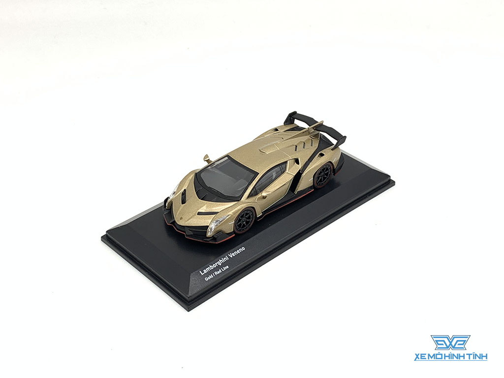 Xe Mô Hình Lamborghini Veneno Mui Cứng 1:64 Kyosho ( Gold ) – Shop