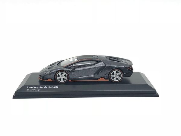 Xe Mô Hình Lamborghini Centenario 1:64 Kyosho ( Đen viền Cam )