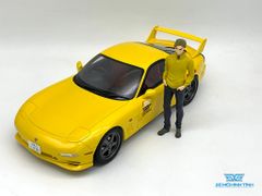 Xe Mô Hình Mazda RX-7 FD3S + Figure 1:18 Kyosho ( Vàng )