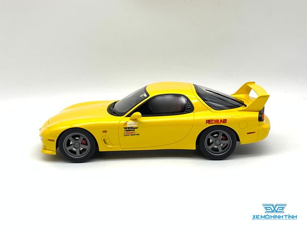 Xe Mô Hình Mazda RX-7 FD3S + Figure 1:18 Kyosho ( Vàng )