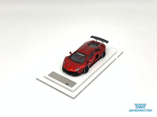 Xe Mô Hình LB-Performance Lamborghini Aventador Limited 999pcs 1:64 Liberty Walks ( Đỏ )