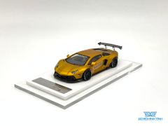 Xe Mô Hình LB-Performance Lamborghini Aventador Limited 999pcs 1:64 Liberty Walks ( Vàng )
