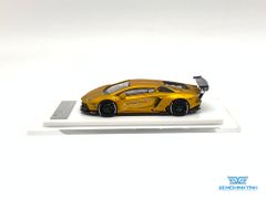 Xe Mô Hình LB-Performance Lamborghini Aventador Limited 999pcs 1:64 Liberty Walks ( Vàng )