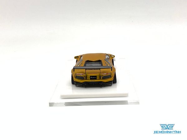 Xe Mô Hình LB-Performance Lamborghini Aventador Limited 999pcs 1:64 Liberty Walks ( Vàng )