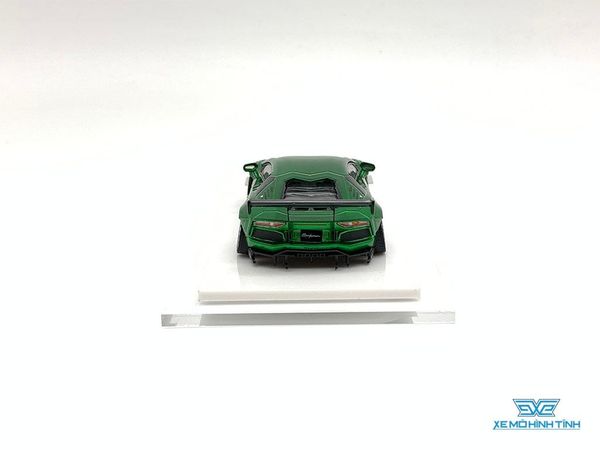 Xe Mô Hình LB-Performance Lamborghini Aventador Limited 999pcs 1:64 Liberty Walks ( Xanh Lá )