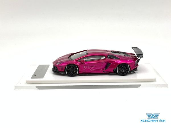 Xe Mô Hình LB-Performance Lamborghini Aventador Limited 999pcs 1:64 Liberty Walks ( Hồng Tím )