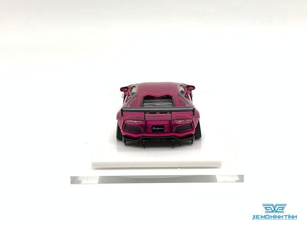 Xe Mô Hình LB-Performance Lamborghini Aventador Limited 999pcs 1:64 Liberty Walks ( Hồng Tím )