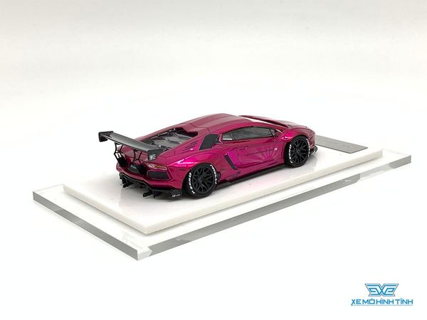 Xe Mô Hình LB-Performance Lamborghini Aventador Limited 999pcs 1:64 Liberty Walks ( Hồng Tím )