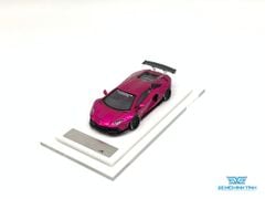 Xe Mô Hình LB-Performance Lamborghini Aventador Limited 999pcs 1:64 Liberty Walks ( Hồng Tím )