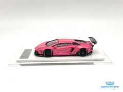 Xe Mô Hình LB-Performance Lamborghini Aventador Limited 999pcs 1:64 Liberty Walks ( Hồng Nhạt )