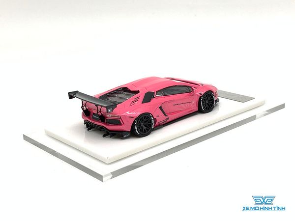 Xe Mô Hình LB-Performance Lamborghini Aventador Limited 999pcs 1:64 Liberty Walks ( Hồng Nhạt )