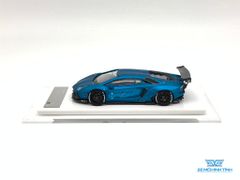 Xe Mô Hình LB-Performance Lamborghini Aventador Limited 999pcs 1:64 Liberty Walks ( Xanh Dương Nhám )