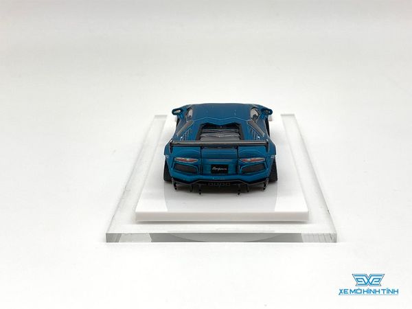 Xe Mô Hình LB-Performance Lamborghini Aventador Limited 999pcs 1:64 Liberty Walks ( Xanh Dương Nhám )